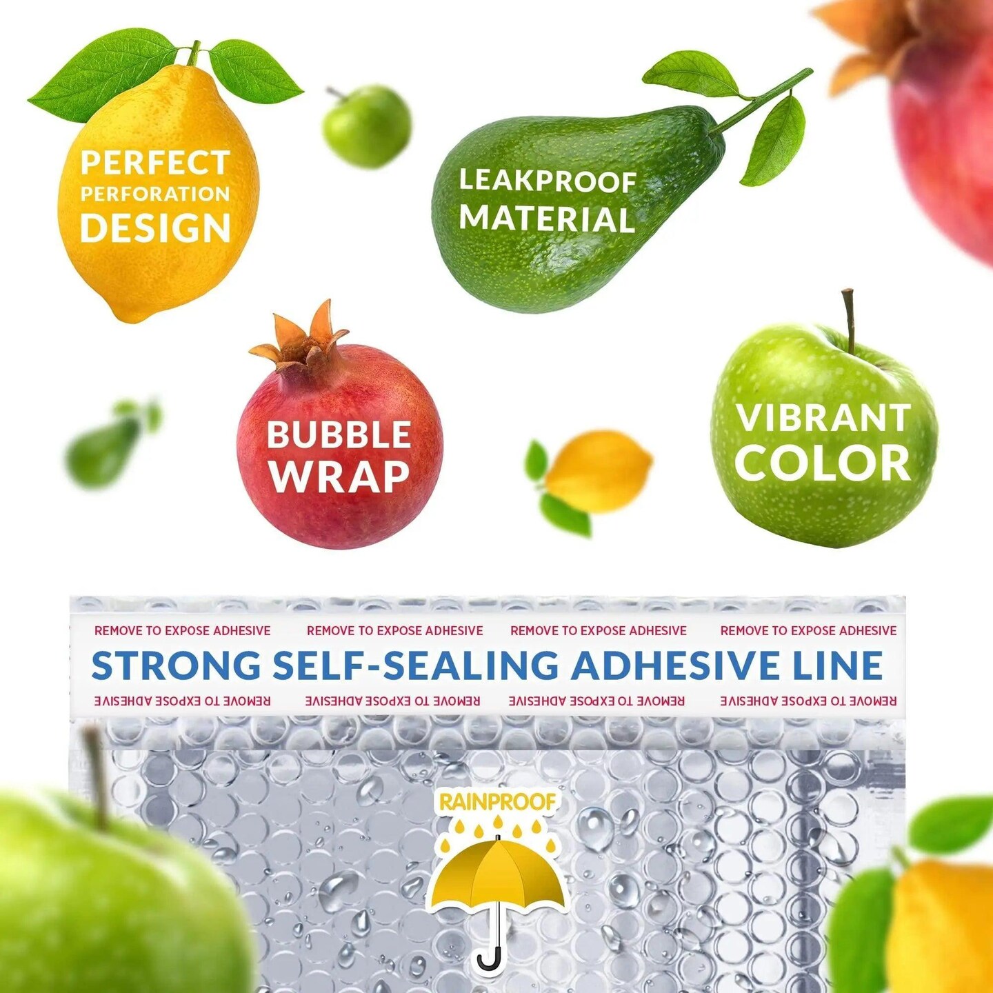 AMZ Thermal Insulated Bubble Mailers 24 x 20 Pack of 5 Silver Metallic Insulated Shipping Bags for Food Self Seal Padded Envelopes Waterproof Thermal Bubble Mailer Foil Shipping Envelopes