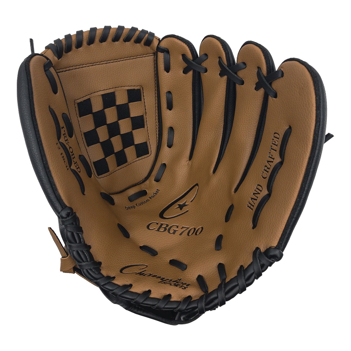 Leather &#x26; Vinyl 12&#x22; Baseball/Softball Glove