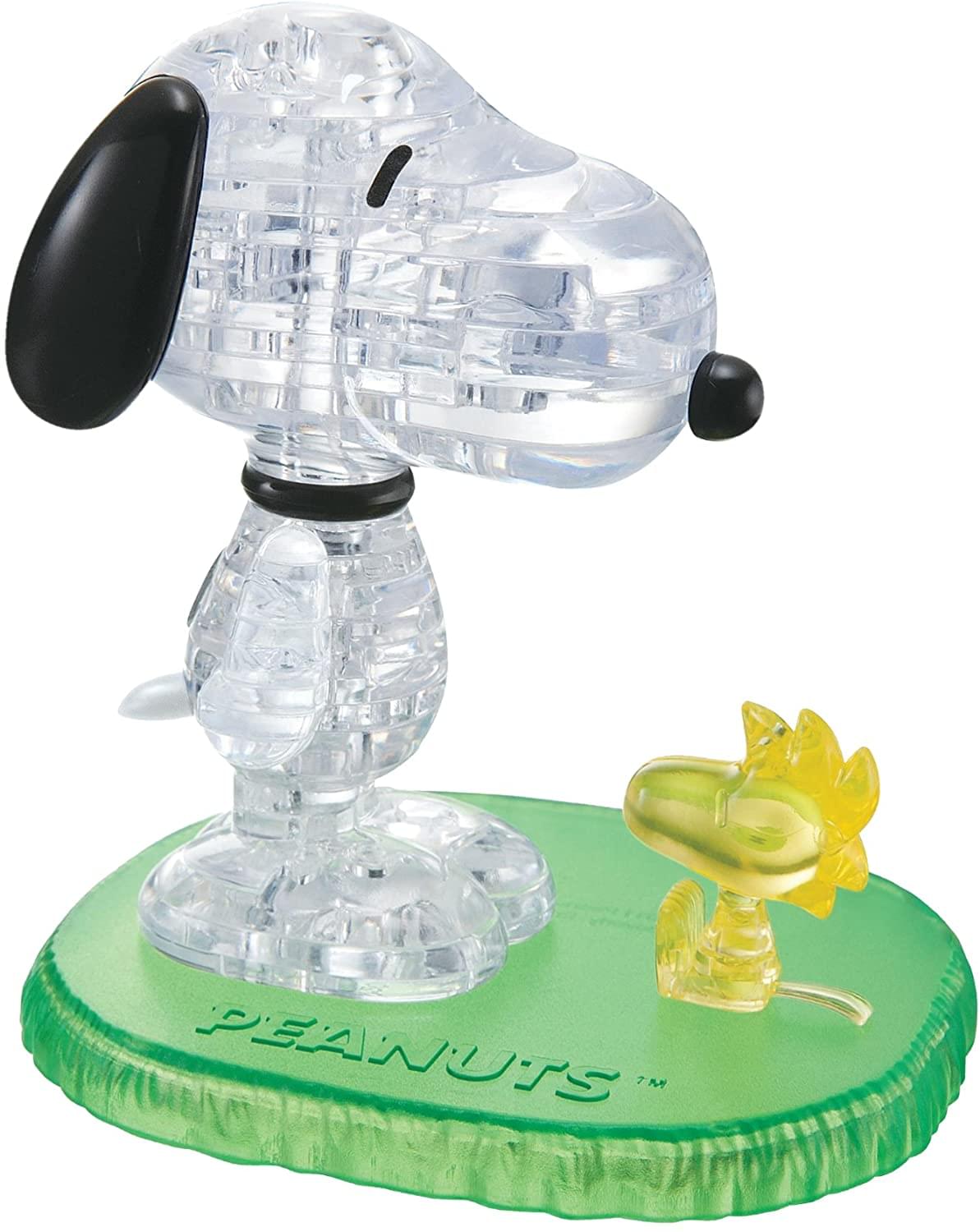 Peanuts Snoopy &#x26; Woodstock 42 Piece 3D Crystal Jigsaw Puzzle