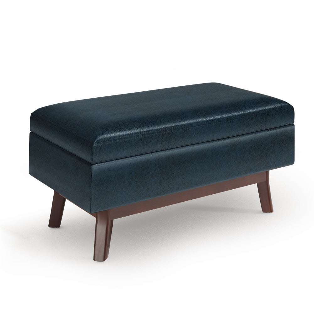 Simplihome Owen 36&#x22;Rectangular Coffee Table Lift Top Storage Ottoman Stool