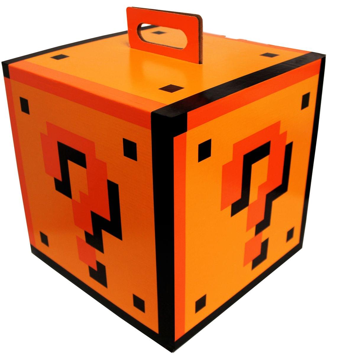 Nintendo Theme Question Mark Gift Box Packaging Gift Wrap Alternative: Lot of 10