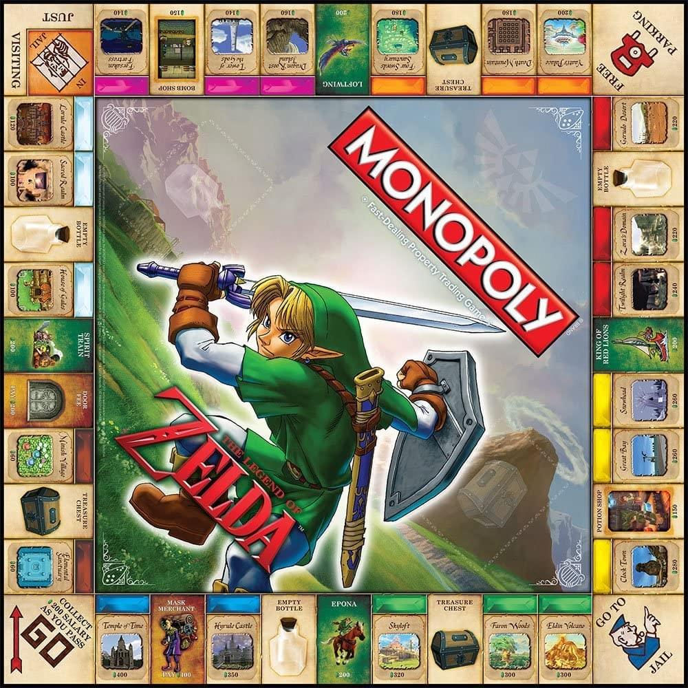 Monopoly Legend Of Zelda Collector&#x27;s Edition Boardgame
