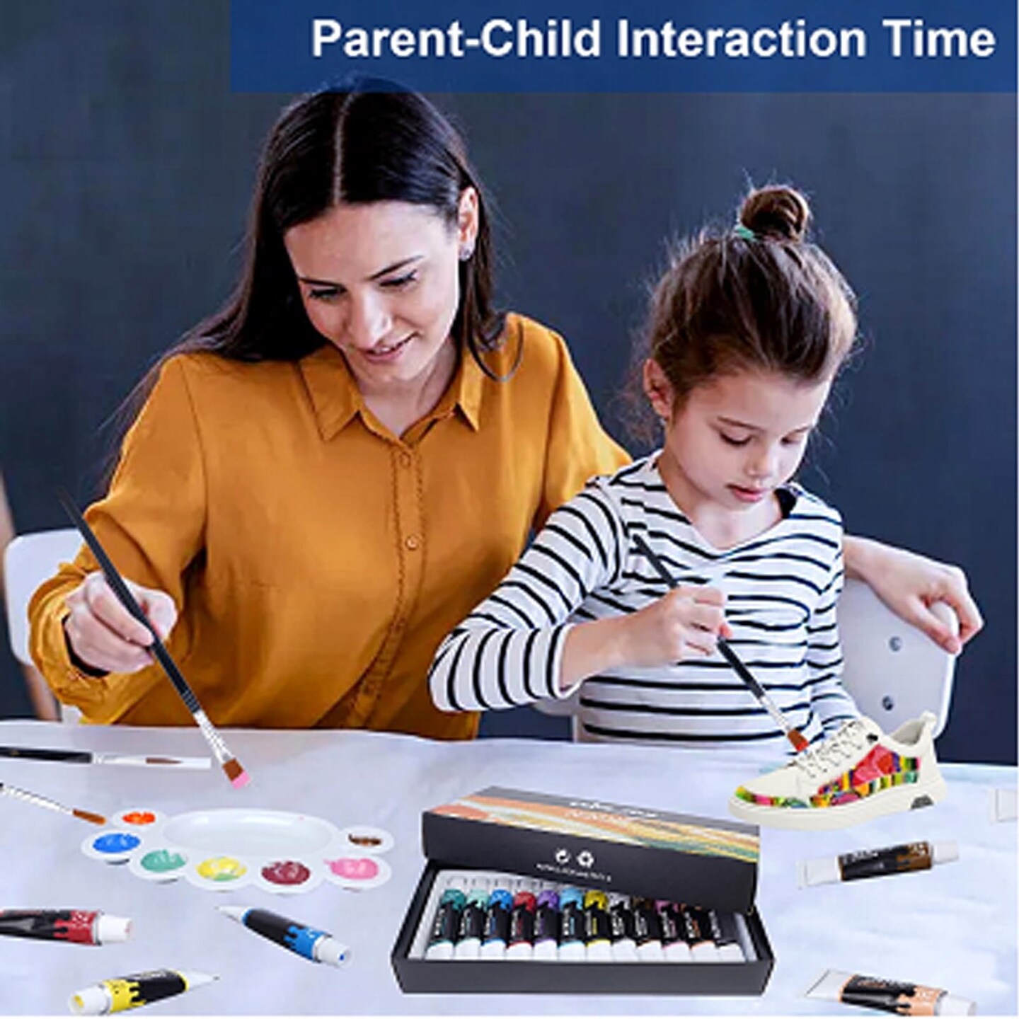 Colorful Acrylic Leather Paint for Shoe Painting- 12 Colors Leather Paint for Bag & Wallet Decor, Leather Jacket Care, Crafts DIY & Customizing Leather Projects