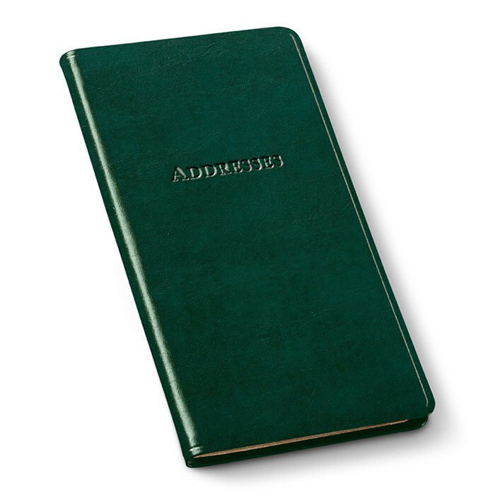 Gallery Leather Pocket Address Book - 6&#x22; x 3.25&#x22;