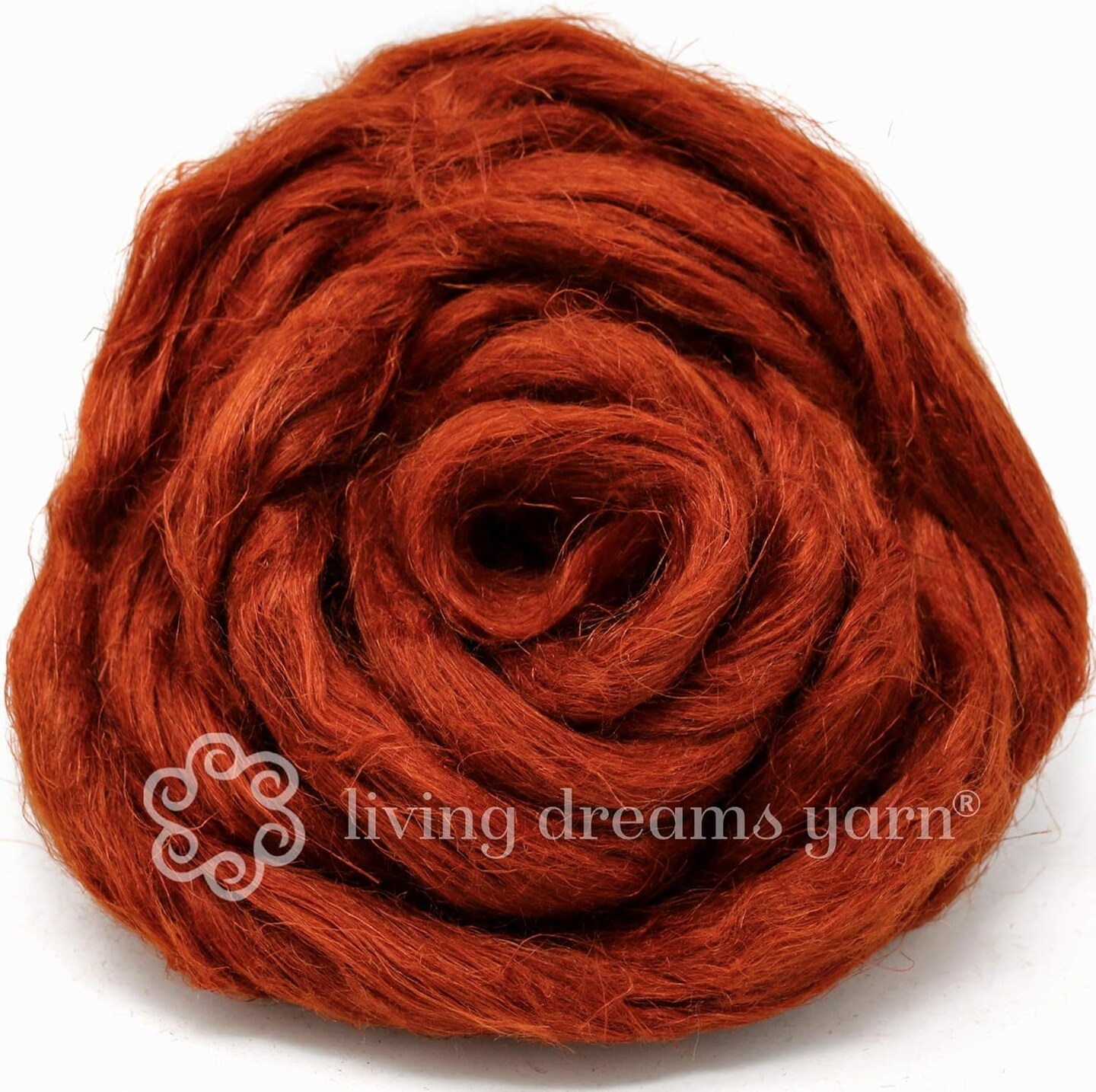 Flax/Linen - Beautifully Dyed Vivid Colors, Combed Top Roving for Spinning, Blending, Felting, Weaving.