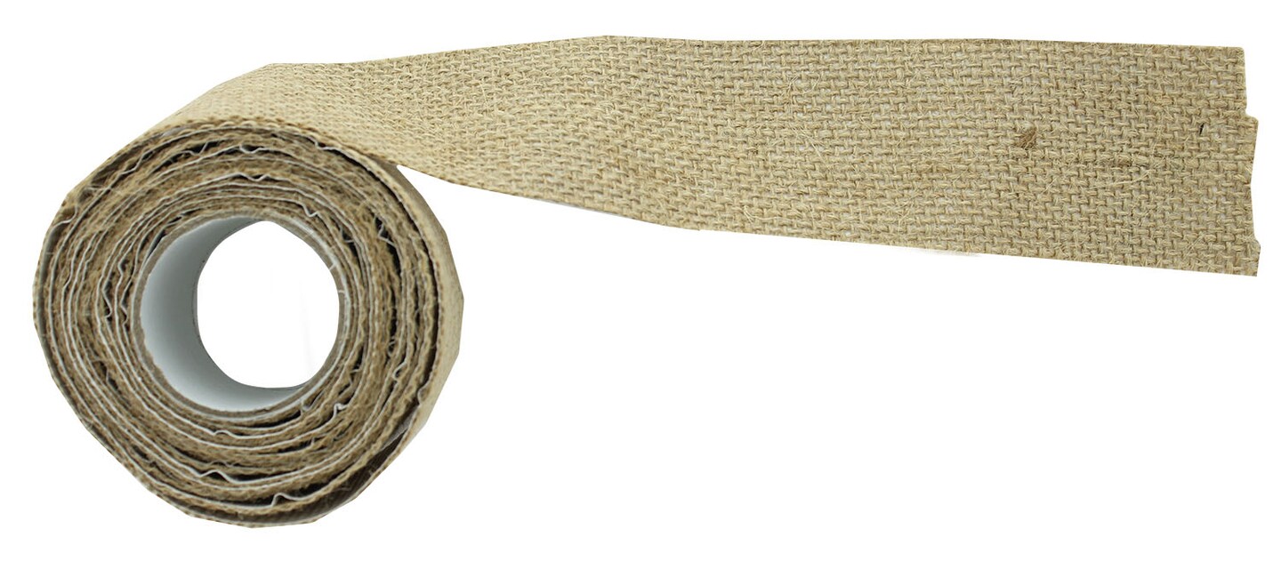 Leisure Arts Natural Crafting Burlap Tape Adhesive 2x3yd