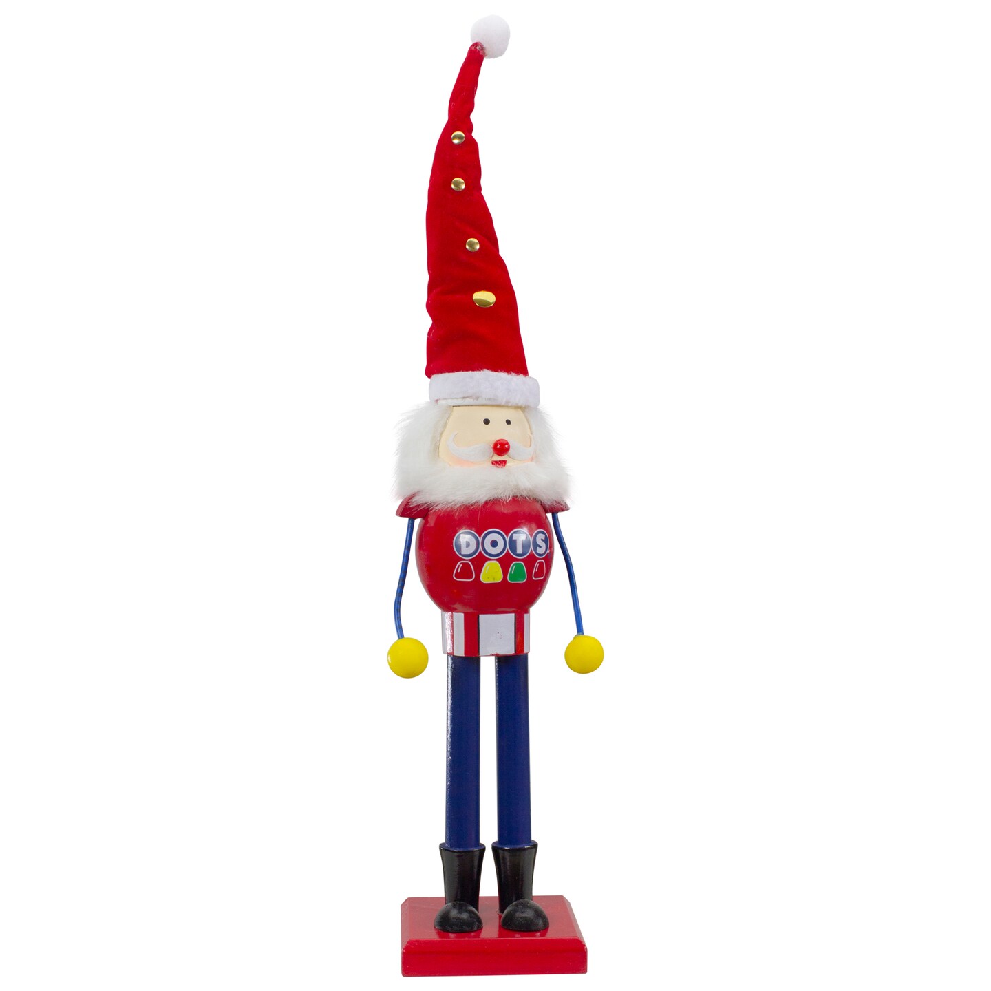 Northlight 16.75&#x22; Red and Blue Dots Christmas Nutcracker Figurine