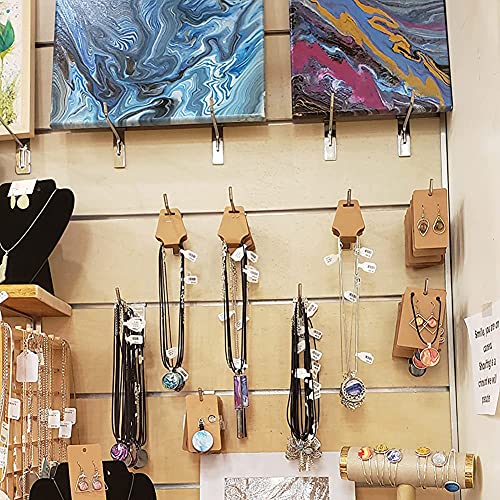 150 Pieces Earring Cards Necklace Cards Bracelet Cards Earring Holder Cards Necklace Display Cards Kraft Paper Tags for Jewelry Display