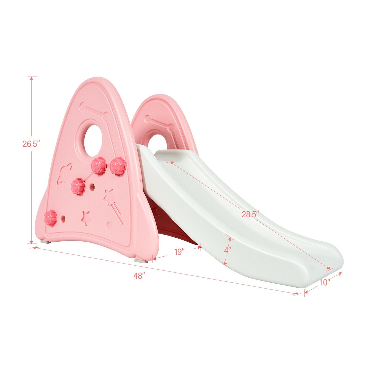 Freestanding Baby Slide Indoor First Play Climber Slide Set for Boys Girls