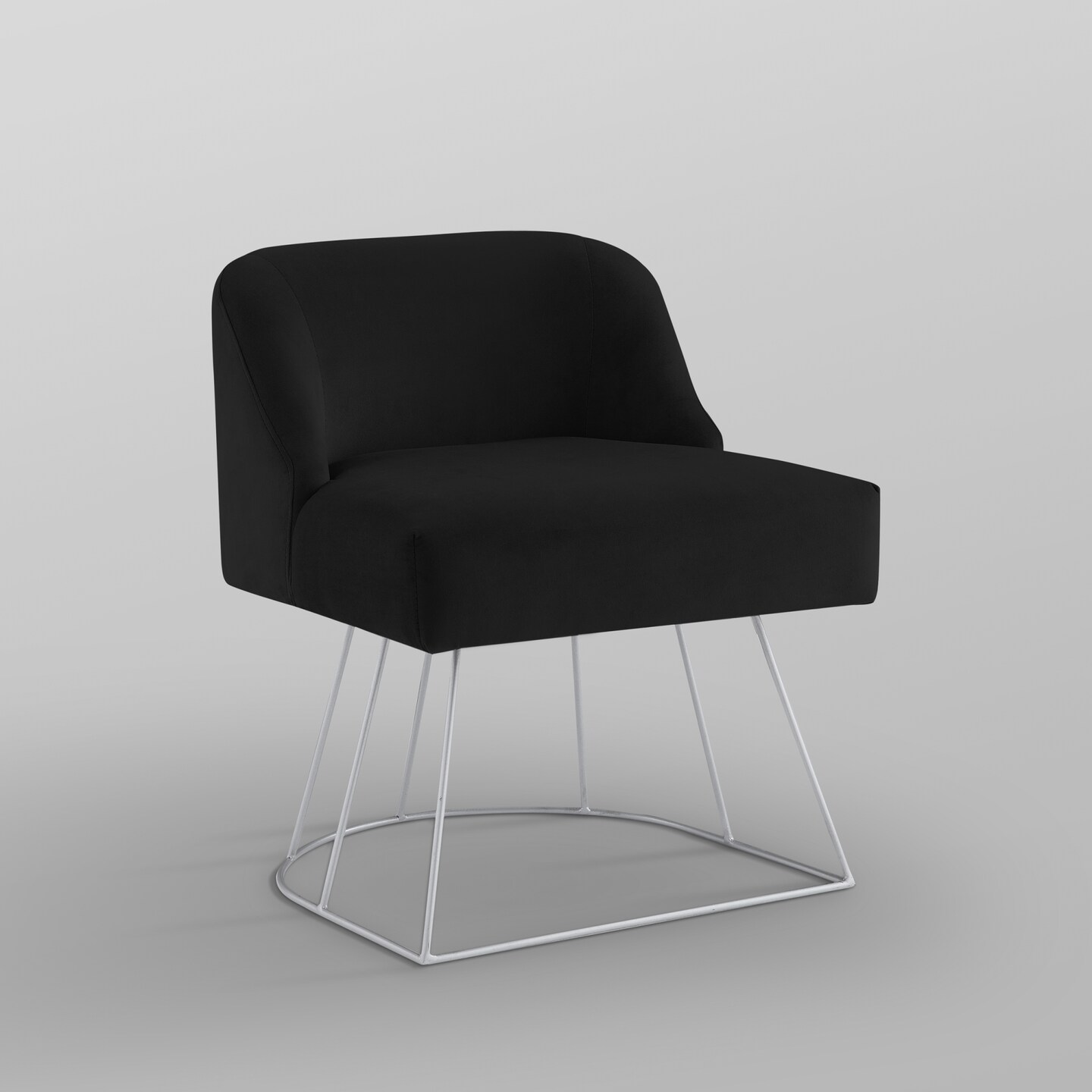 Sonara Velvet Vanity Stool