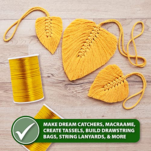 100 Yards 2mm Mandala Crafts Satin Rattail Cord String from Nylon for Chinese Knot, Macramé, Trim, Jewelry Making Maroon