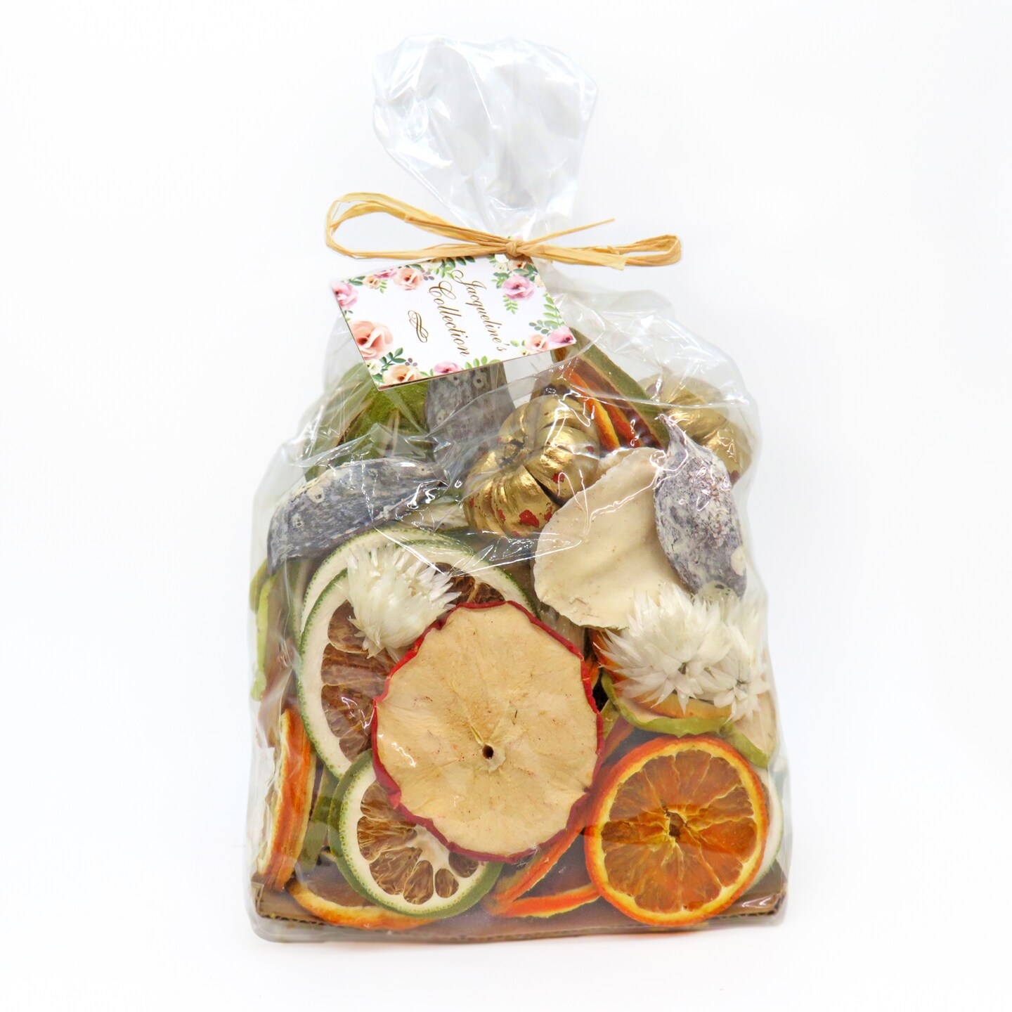 National Tree Company  6&#x22; 250 Gram Mixed Potpourri- Slices Red and Green Apples