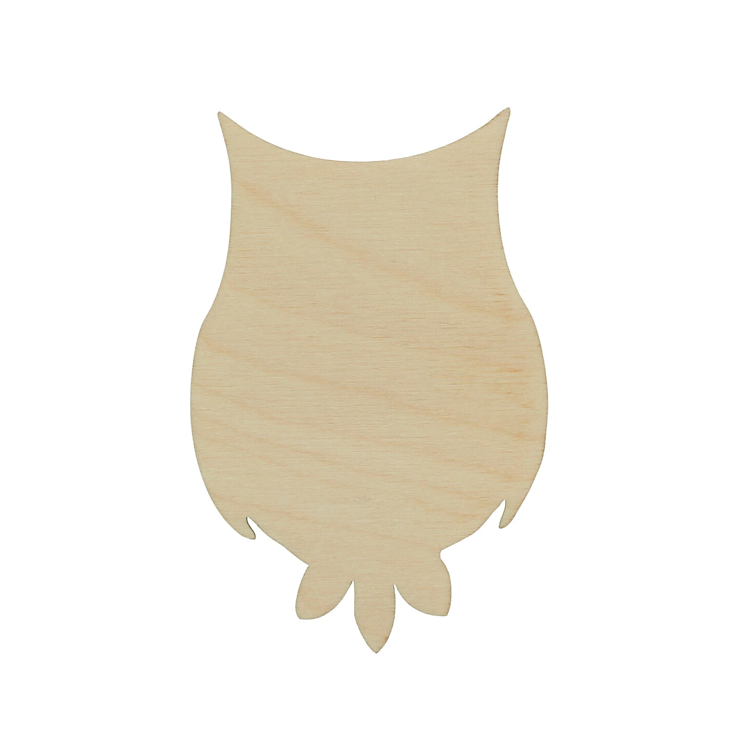 Essentials By Leisure Arts Arts Flat Wood Shape 24pc Owl