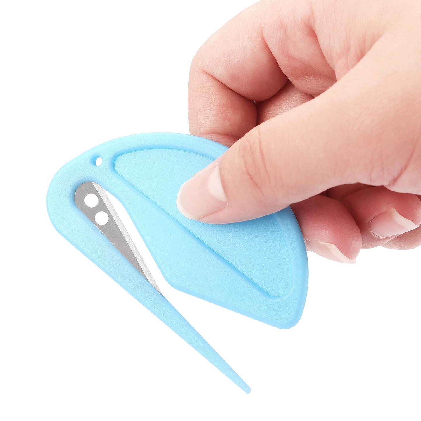 Tamaki 6 Pack Letter Opener Envelope Slitter Set Sharp and Efficient Open Envelopes with Ease(Purple, Blue, Green, Yellow, Orange, Pink)