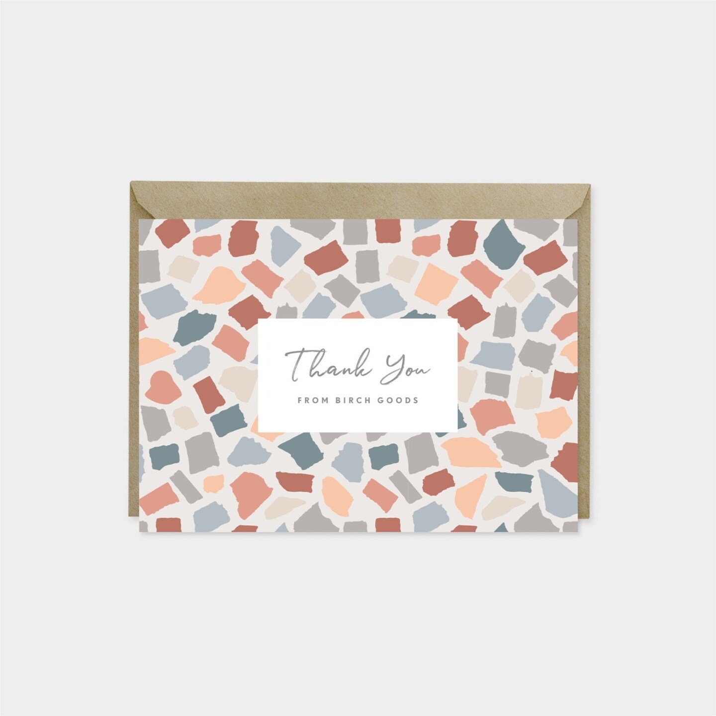 Mosaic Pattern Thank You Card, Designer