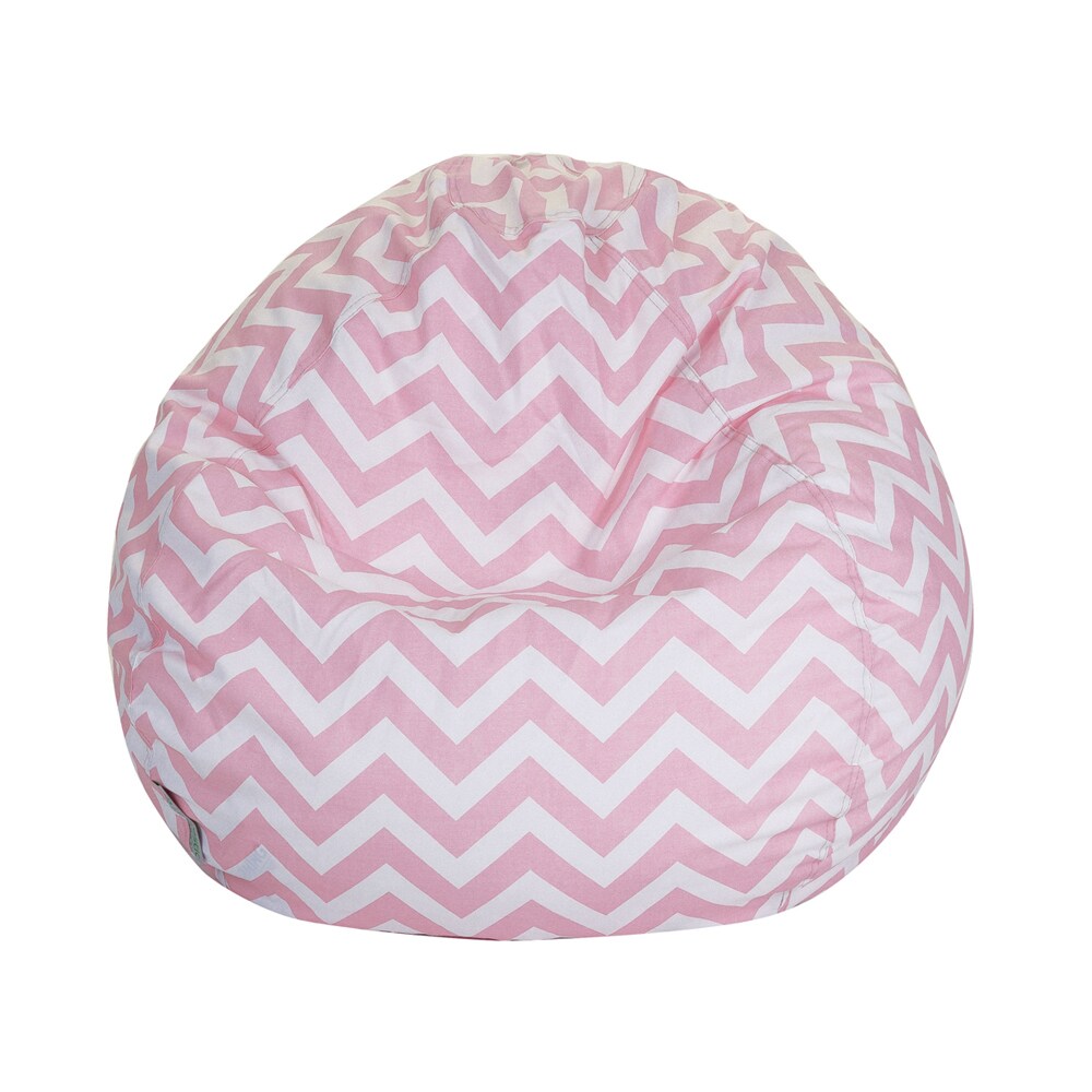 Majestic Home Goods Decorative Baby Pink Chevron Small Pillow