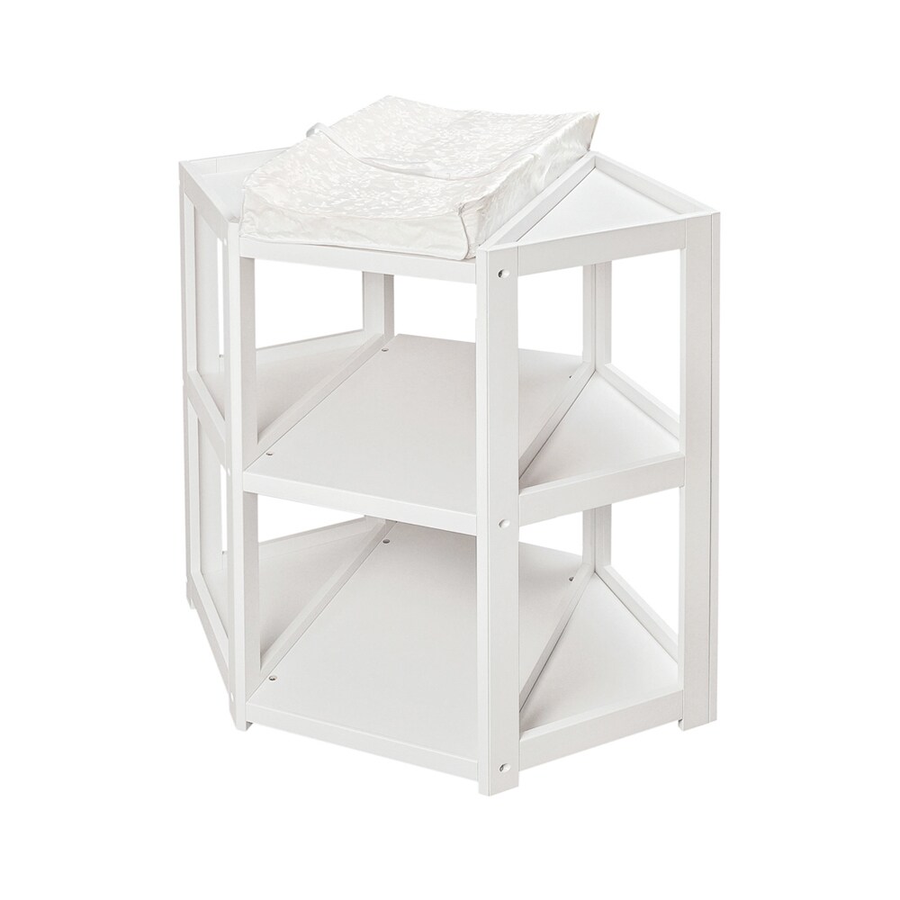 Badger Basket Co. White Diaper Corner Baby Changing Table Michaels