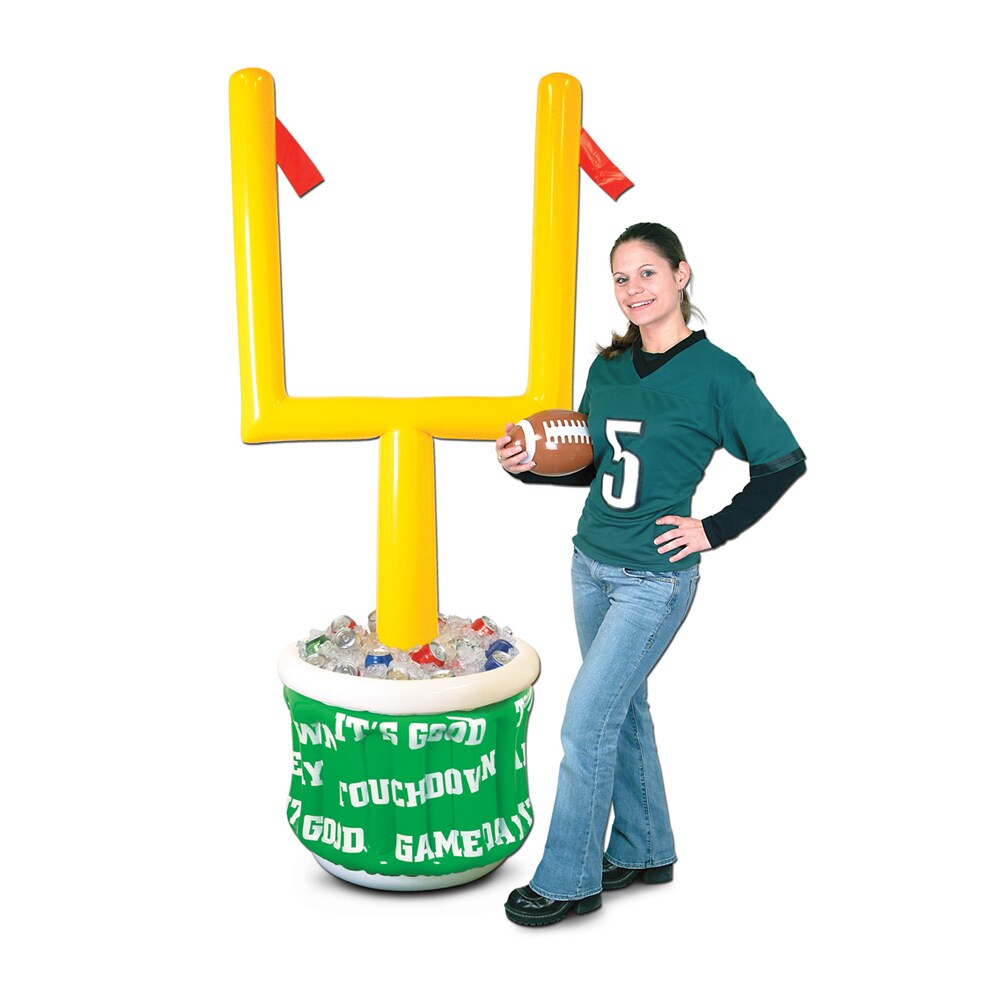 Beistle Inflatable Goal Post Cooler with Football 28&#x22;W X 6 2&#x22;H - 1 Pack