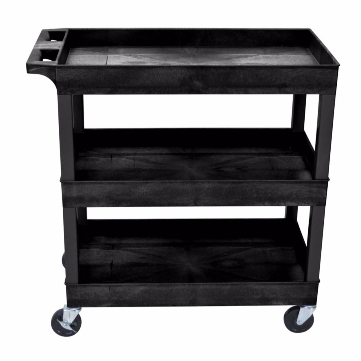 Three Shelf Tub Utility Carts by Luxor by Luxor