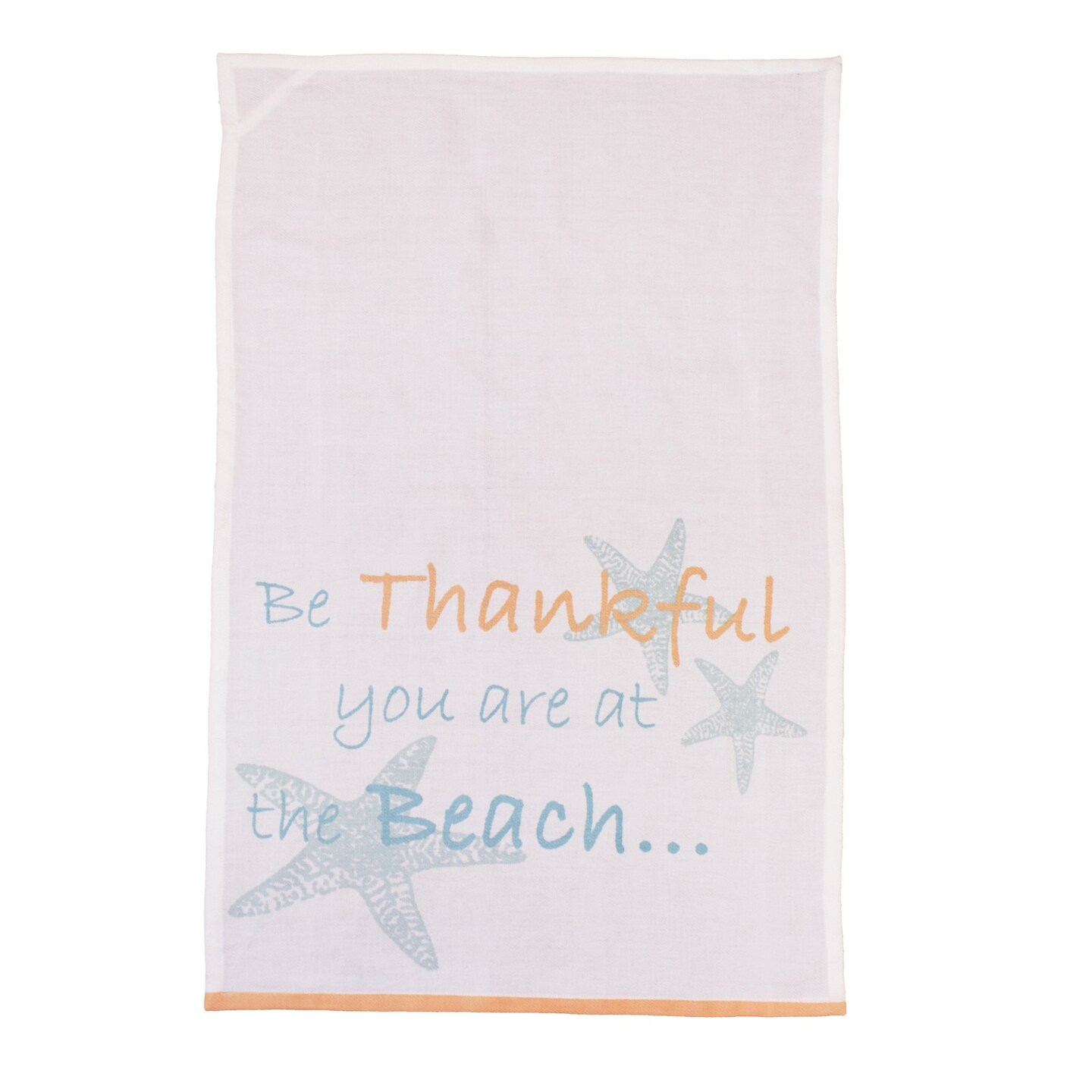 Be Thankful You Are At The Beach Thanksgiving Kitchen Towel