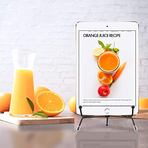 Mocoosy 6 Pack 3 Size Improved Anti-Slip Plate Stands for Display, 4 6 8 Inch Plate Holder Display Stands, Black Iron Wire Easel Picture Frame Stand for Photos, Decorative Platter, Dish and Table Arts