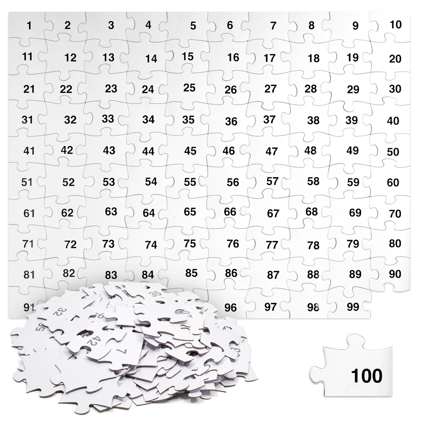 100 Pieces Blank Puzzles To Draw On 27x36 Inches Large Make Your Own 100 pieces blank puzzles to draw on 27x36 inches large make your own