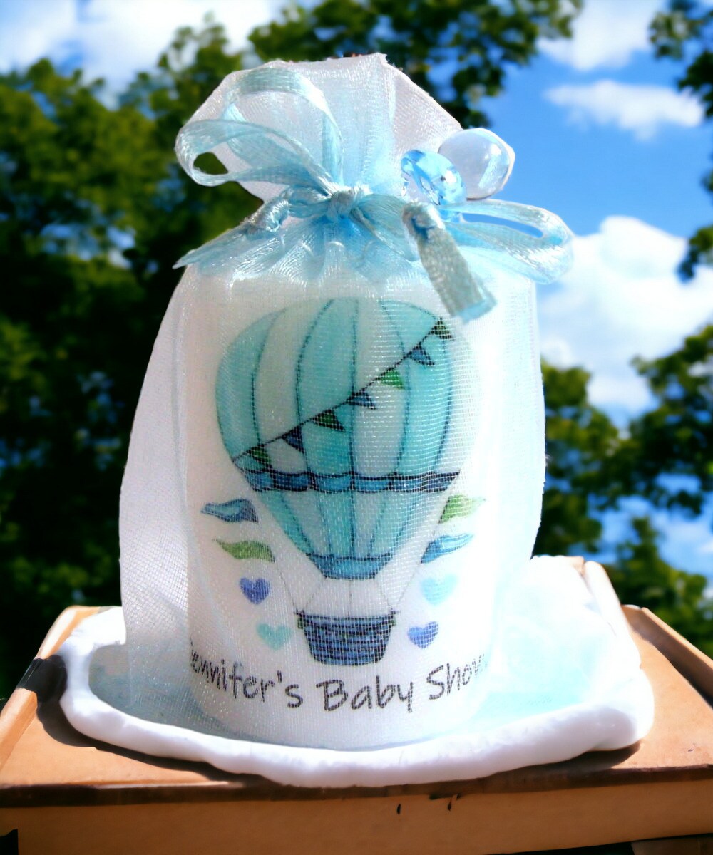 Air balloon baby shops shower favors