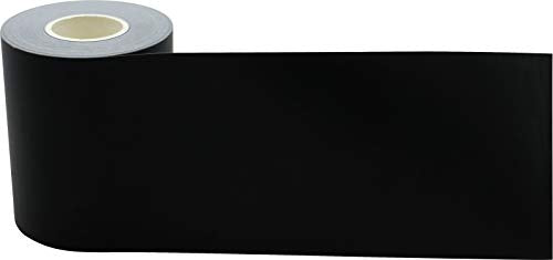 Black Straight Rolled Border Trim - 50ft - Decorate Bulletin Boards, Walls, Desks, Windows, Doors, Lockers, Schools, Classrooms, Homeschool & Offices