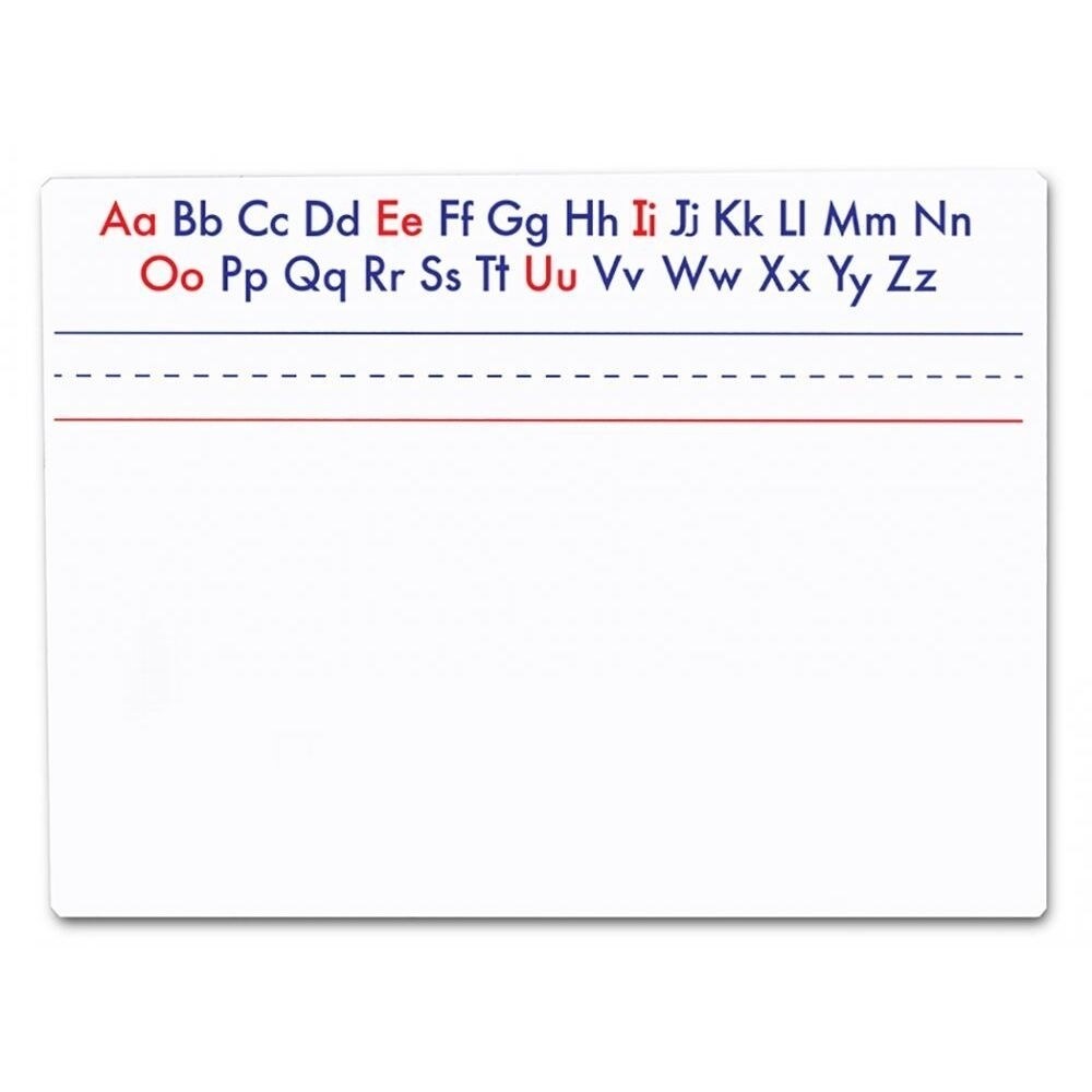 Flipside Products Inc 9&#x22; X 12&#x22; Two Sided Alphabet Magnetic Dry Erase Board Bulk Class Pack Of 12