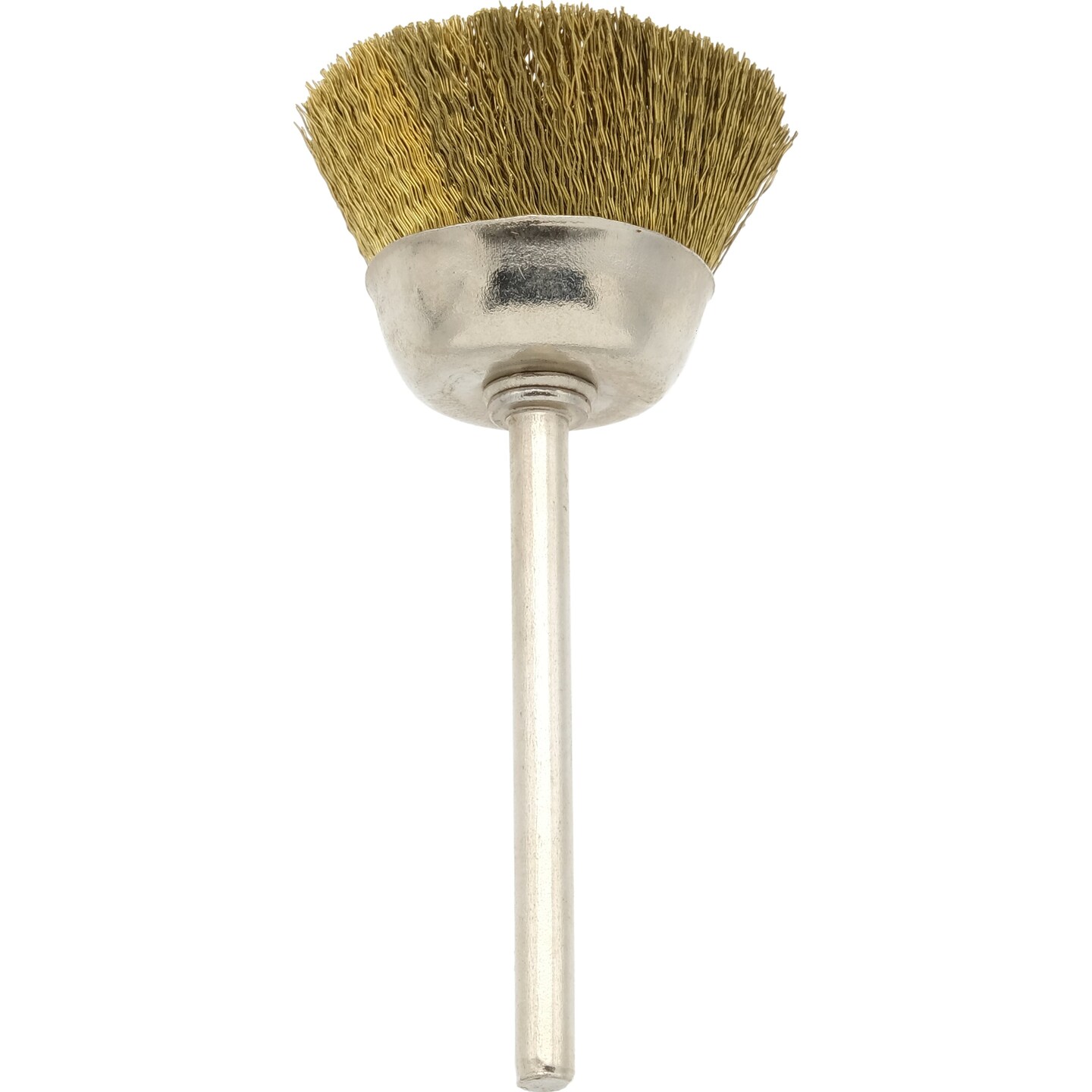 Brass Wire Cup Brush for Cleaning Rust Removal Dia: 1" CMB100