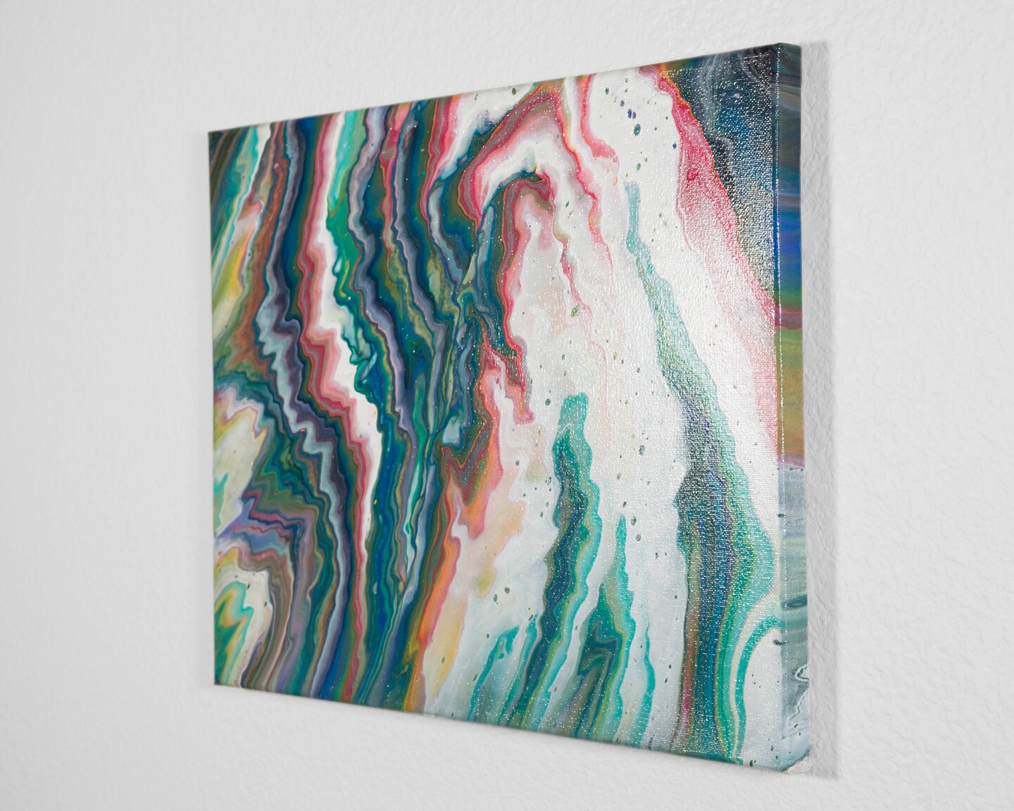 Acrylic pour painting, wall on sale art, original, abstract, artwork, acrylic, decorative, canvas, painting