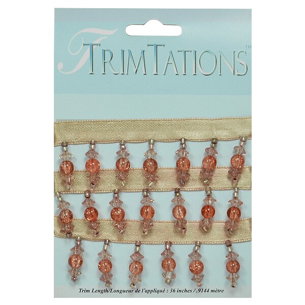 Jewel Tone Fringe Trim Pack of 36&#x22;