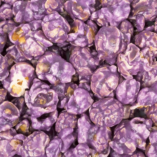 1 lb Purple Candy Coated Popcorn Vanilla Flavored (1lb Bag)