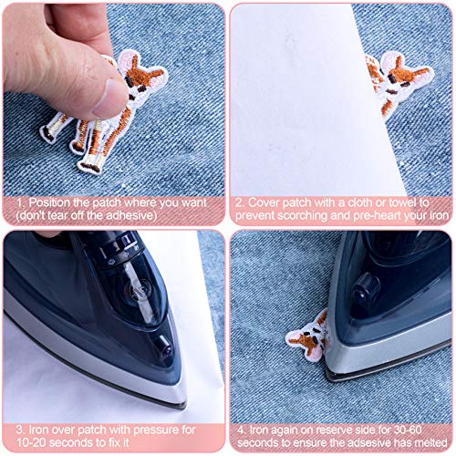 PAGOW 20PCS Animals Embroidered Patches, Zoo Animals Iron on Patches, Cute  Embroidered Panda Giraffe Lion Flamingo Squirrel Rabbit Sewing Patches DIY  Appliques for Shoes Clothes Backpacks Caps