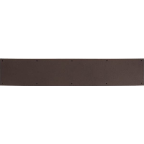 BRASS Accents Home Decorative 8&#x22; X 34&#x22; Kick Plate Tuscan Powder Coated Screw Mount