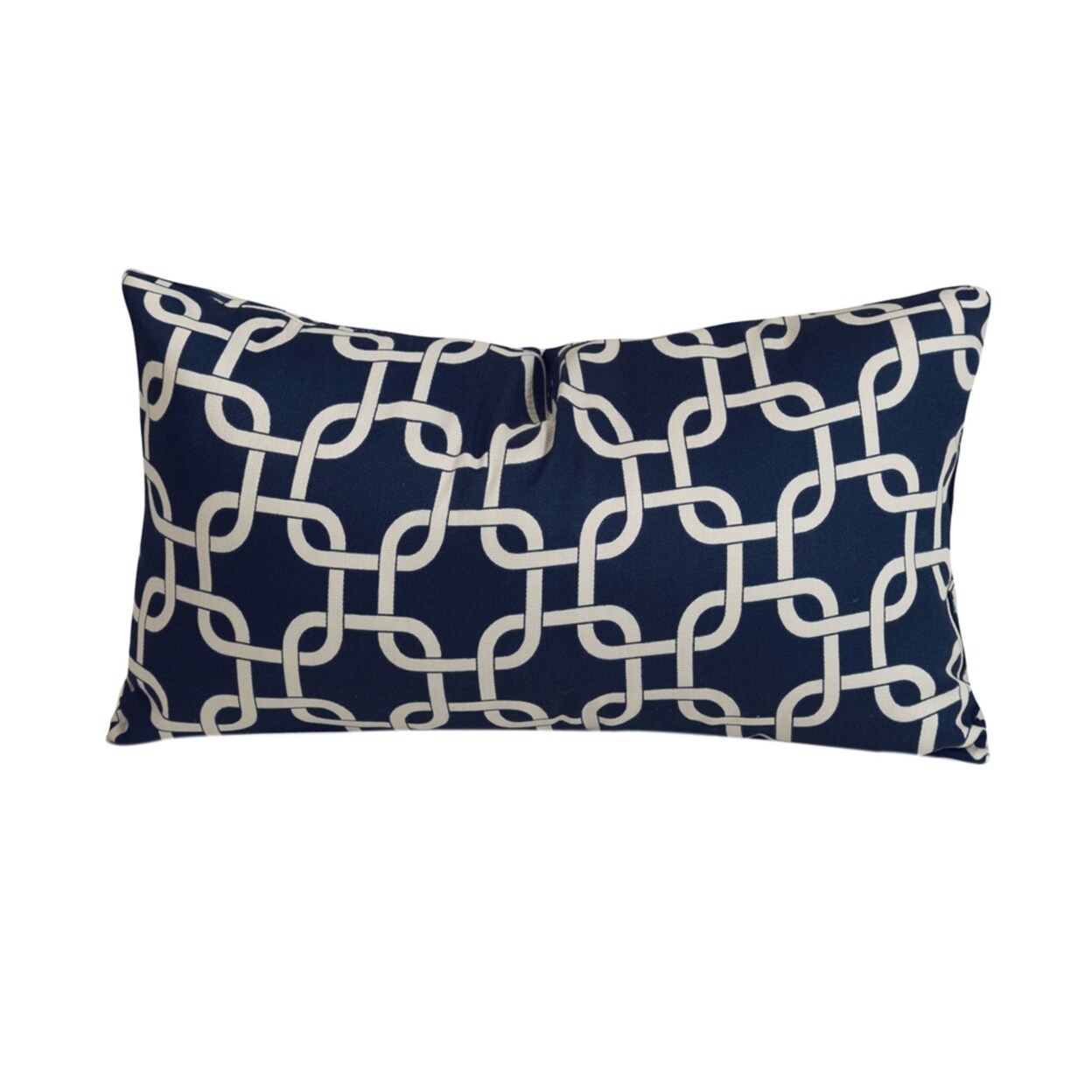 Majestic Home Goods Decorative Navy Blue Links Small Pillow