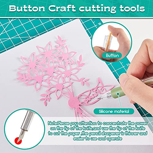5Pcs Craft Cutting Tool Paper Pen Cutter Knife Creative Retractable Hobby  Knife