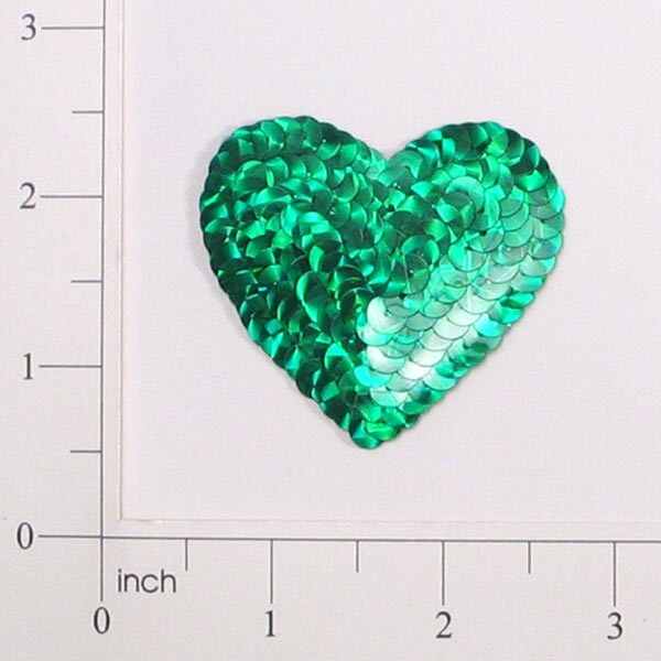 Prism Heart Sequin Applique/Patch 4