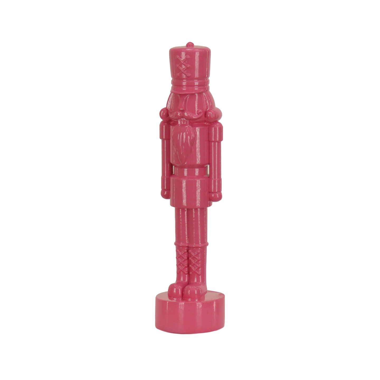 HGTV Home Collection by National Tree Company Christmas Decoration, Pink, Nutcracker, 12 Inch