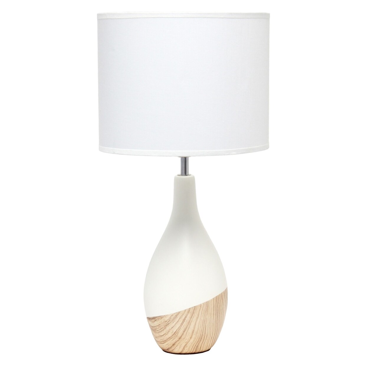Simple Designs   Strikers Basic Table Lamp -  Light Wood