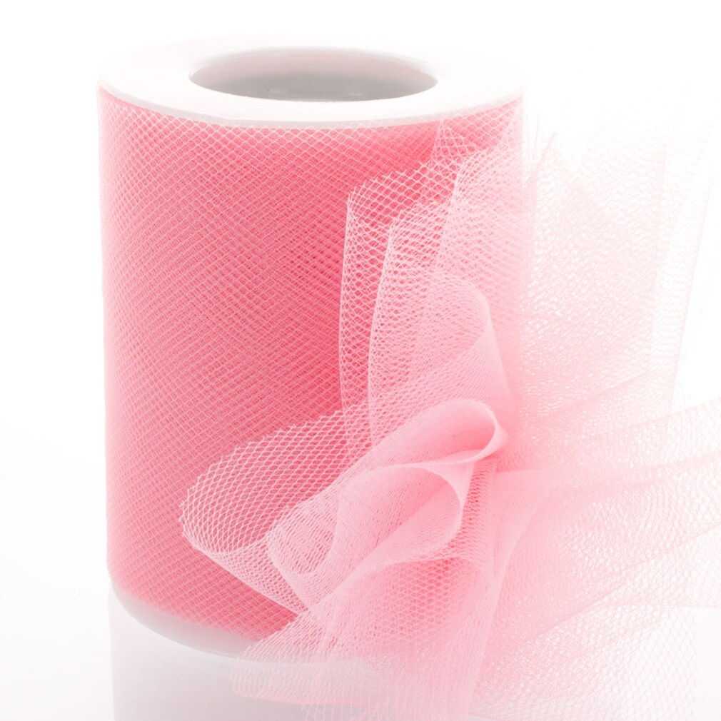 3&#x22; Premium Tulle Bubblegum Pink 25 Yard