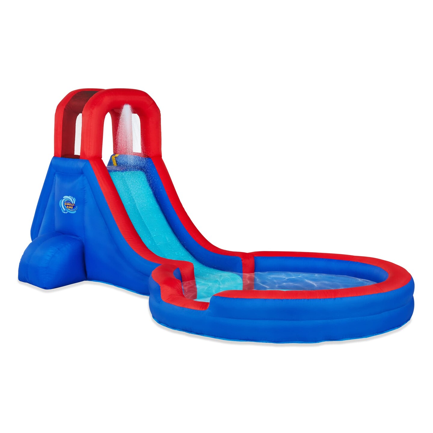 Sunny & Fun Inflatable Water Slide & Water Slides for Kids Backyard with Air Pump & Carrying Case
