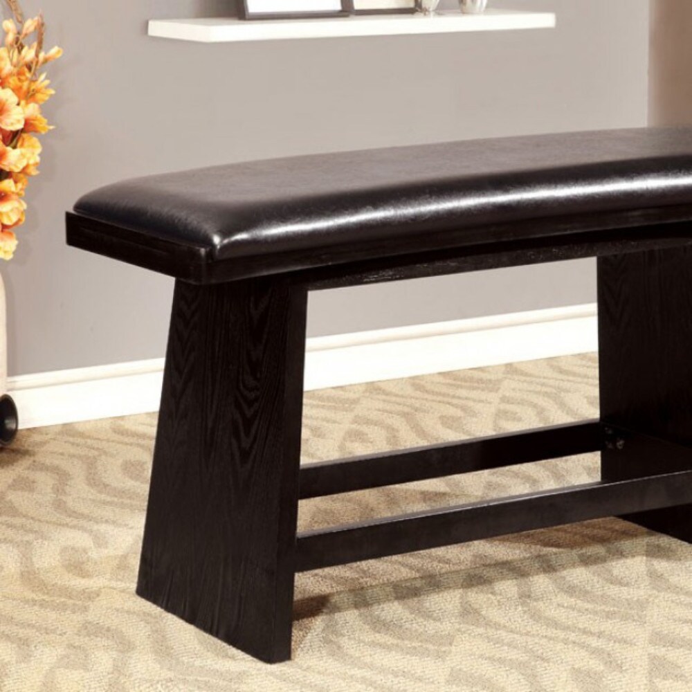 Furniture of America Hurley Modern Style Counter Height Bench Saltoro Sherpi Michaels