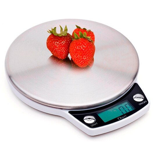 Ozeri Precision Pro Stainless Steel Digital Kitchen Scale with Oversized  Weighing Platform