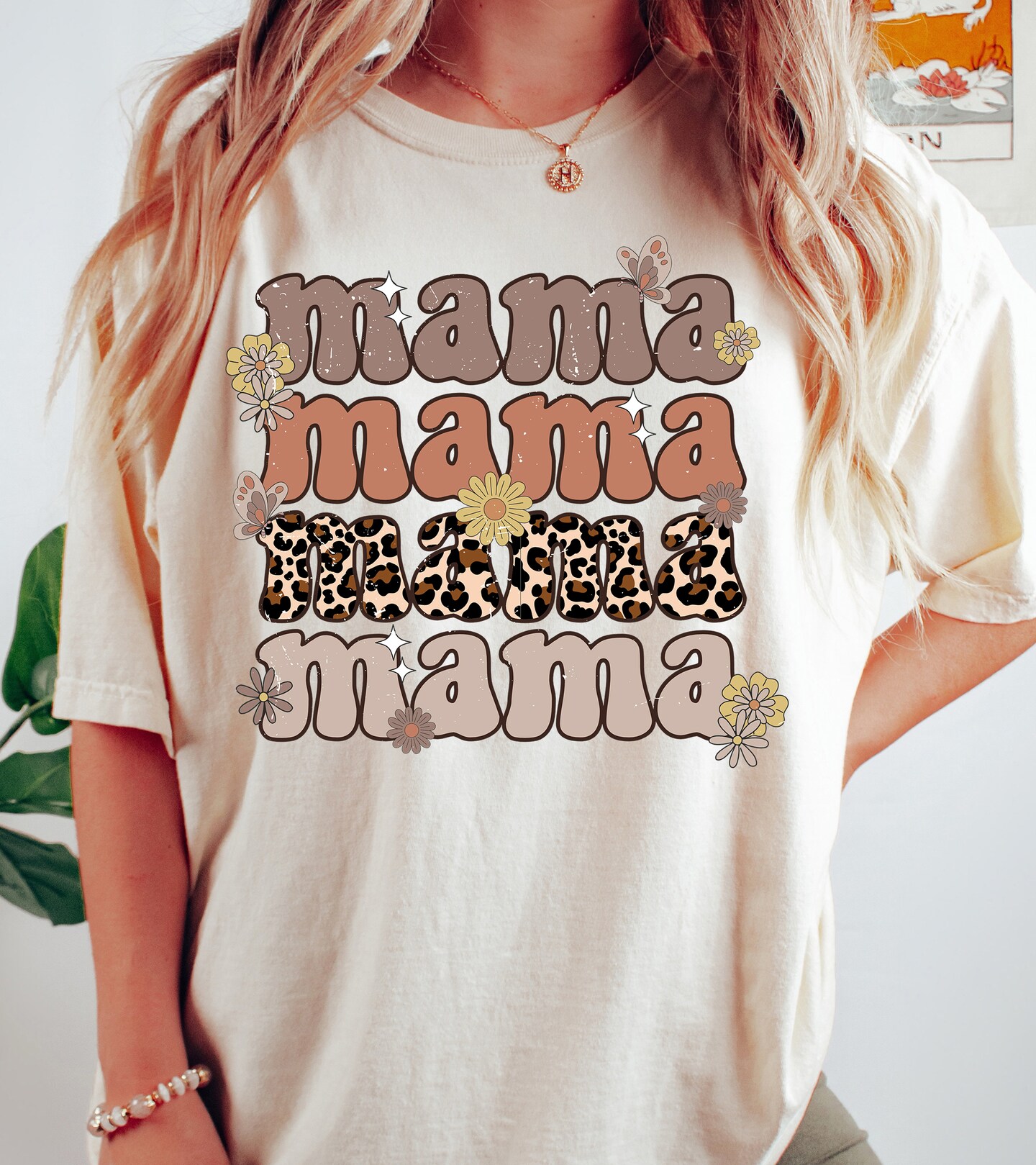 Mom Shirt Comfort Colors, Retro Mama Shirt, Vintage Style Mom Tee, Mothers Day Gift, Mothers Day Shirt, Gift for Mom