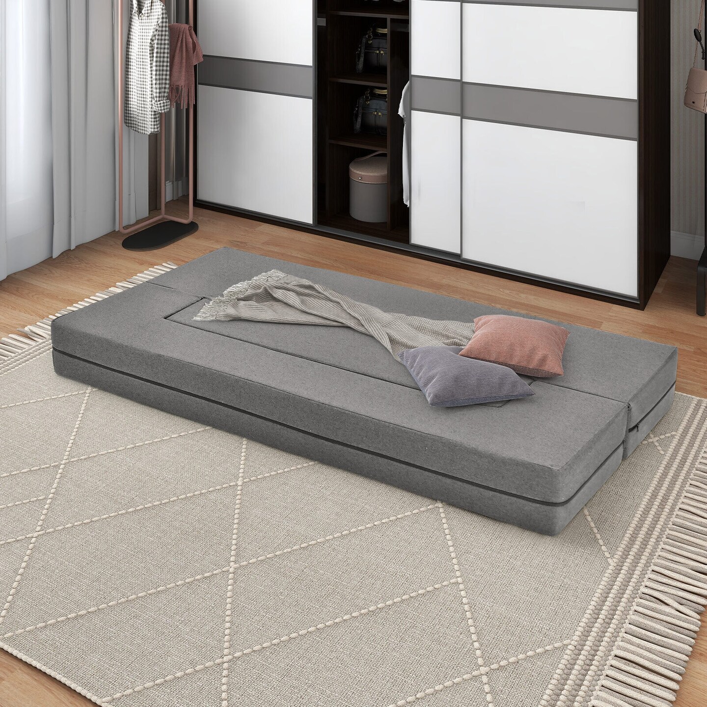 Convertible Folding Sofa Bed With Washable Cover