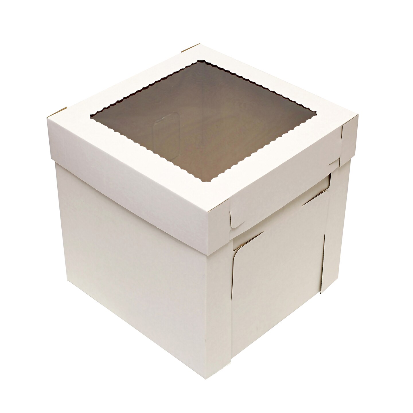 Spec101 | Cake Boxes with Window 25-Pack White Bakery Boxes Cake Containers
