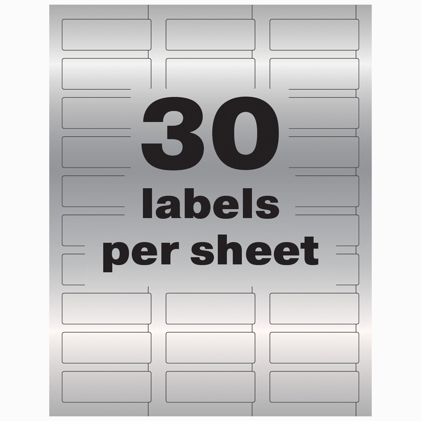 Avery PermaTrack Metallic Asset Tag Labels, 3/4&#x22; x 2&#x22;, 240 Asset Tags (61524)