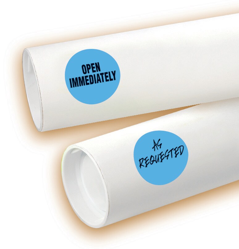 Avery Printable Color-Coding Labels, Removable Adhesive, 1-1/4&#x22; Round, Light Blue, 400 Labels (5496)