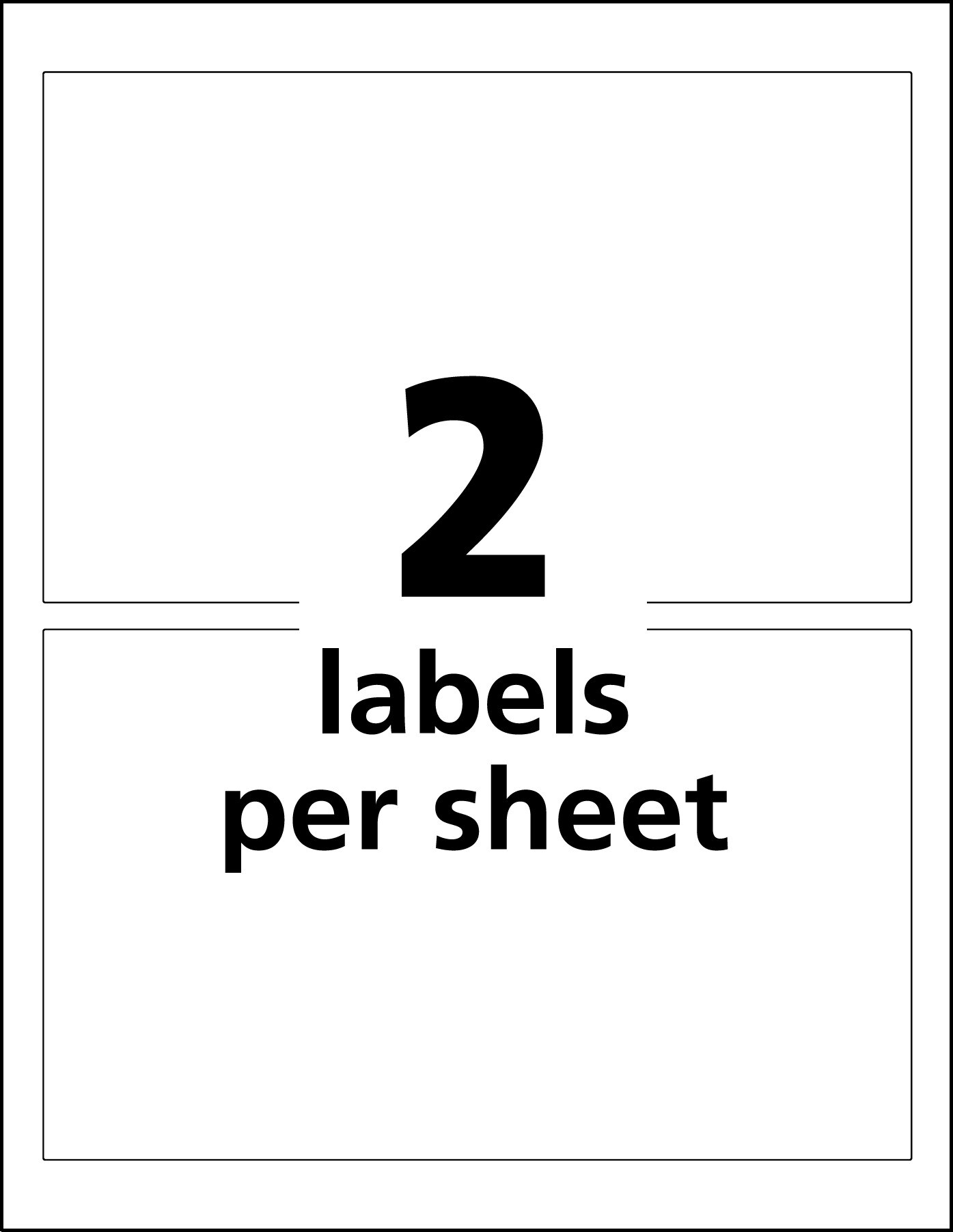 Avery UltraDuty GHS Chemical Labels for Pigment Inkjet Printers, Permanent Adhesive, Waterproof, UV Resistant, 4-3/4&#x22; x 7-3/4&#x22;, 100 Labels (60522)